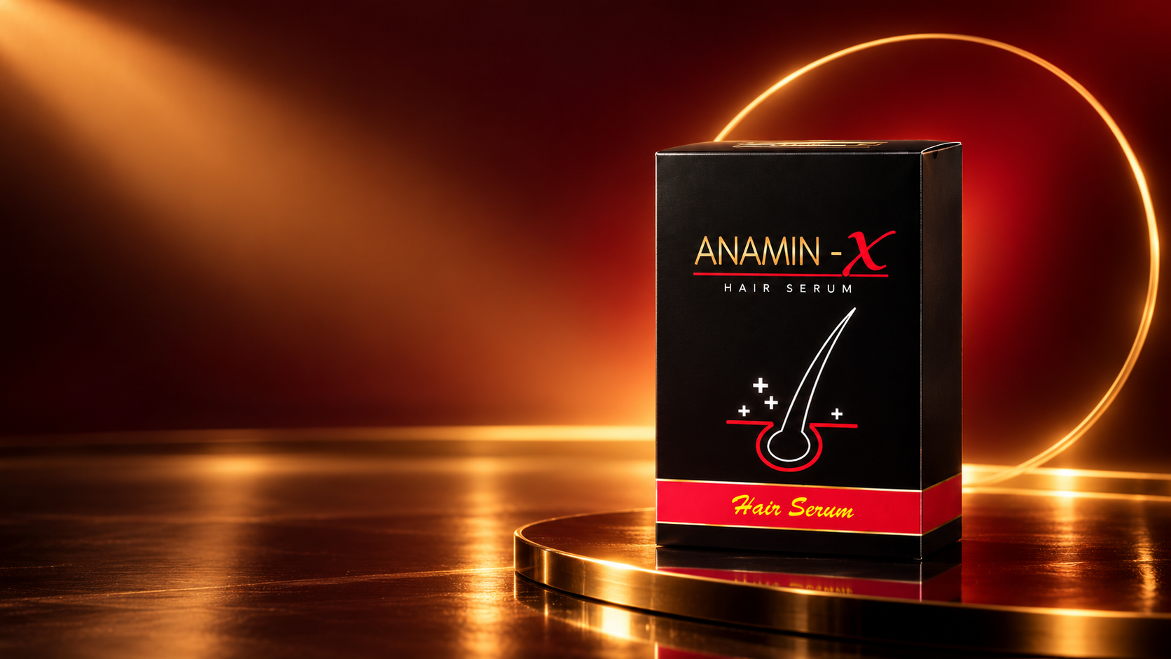 Anamin-X Hair Serum Packaging Showcase