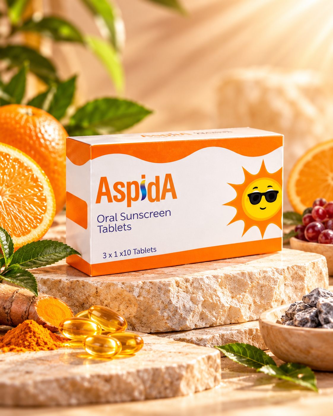 Aspida Oral Sunscreen Tablets